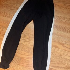 H&M Women's Black and White Sweatpants